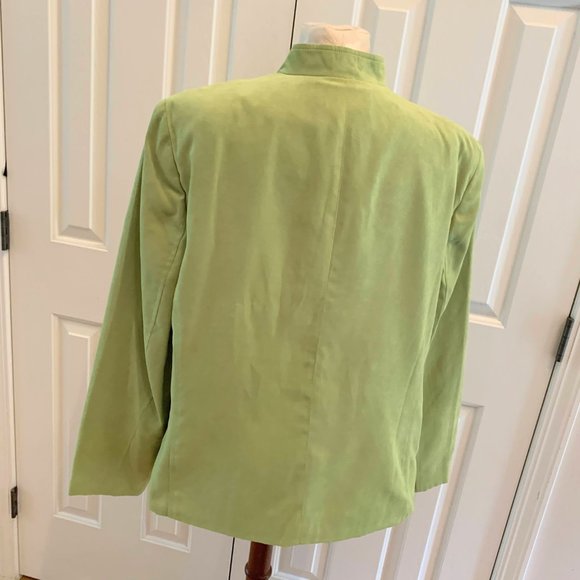 Alfred Dunner Suede-like Jacket 18 - Picture 2 of 4